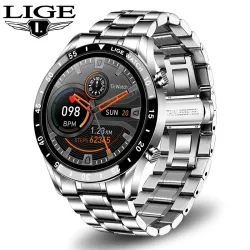 RelojesLIGE 2021 smartwatch - bluetooth - sport watch for men - heart rate monitoring - music control - waterproof