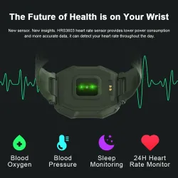 Ropa inteligenteKOSPET ROCK smart watch for men - outdoor sports - waterproof - fitness tracker - blood pressure monitor