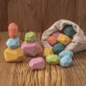 De maderaCreative educational building toys for children - nordic style wooden building blocks - rainbow colors