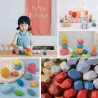 De maderaCreative educational building toys for children - nordic style wooden building blocks - rainbow colors