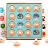 De maderaCandywood Kids Wooden Memory Match Chess Game Children Early Educational 3D Puzzles Family Party Casual Game Puzzles