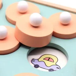 De maderaCandywood Kids Wooden Memory Match Chess Game Children Early Educational 3D Puzzles Family Party Casual Game Puzzles