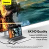 HubBaseus 8 in 1 Type C HUB USB C HUB to HDMI RJ45 SD Reader PD 100W Charger USB 3.0 HUB For MacBook Pro Air Dock Station Spl...