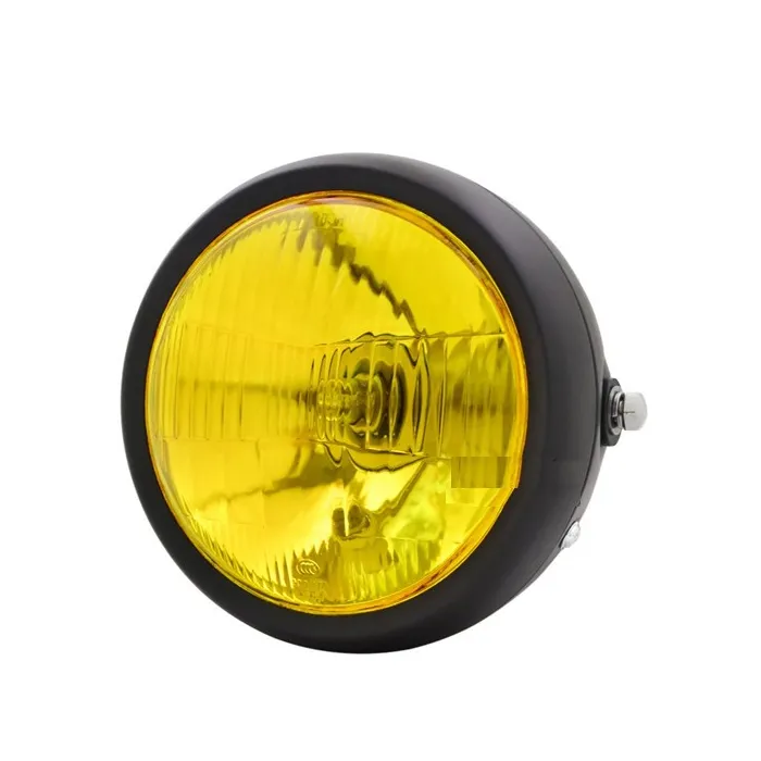 Luces6 1/2 "- lámpara de faro retro para motocicleta