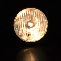 Luces6 1/2 "- lámpara de faro retro para motocicleta