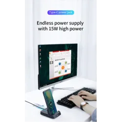 Baseus - docking station - charger with stand - type-C HUB to HDMI - for Samsung S20 S10 / Huawei P30Chargers