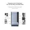 Baseus - USB-C 3.0 / HUB type-C to HDMI - RJ45 VGA SD / TF - power adapter - 17 in 1 docking station for Macbook ProStands