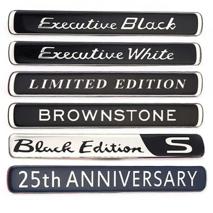 PegatinasCar stickers - emblem - Brownstone / Executive White / Black / Limited Edition
