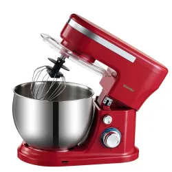 Utensilios para hornear1200W 5L Stainless Steel Bowl 6-speed Kitchen Food Stand Mixer Cream Egg Whisk Whip Dough Kneading Mix...