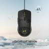 MouseHoneycomb deluxe lightweight gaming mouse - 67gram -  ultra weave cable for computer gamer