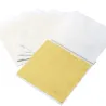 DecoraciónHoja de oro brillante - papel en hojas - para dorar muebles / paredes / manualidades / decoración - 9 * 9 cm - 100 ...