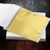 DecoraciónHoja de oro brillante - papel en hojas - para dorar muebles / paredes / manualidades / decoración - 9 * 9 cm - 100 ...