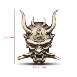 Pegatinas3D warrior - car / motorcycle sticker - metal emblem