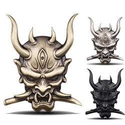 Pegatinas3D warrior - car / motorcycle sticker - metal emblem