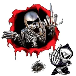 PegatinasSkull finger design - vinyl car sticker
