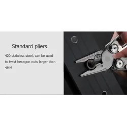 Cuchillos & multitoolsCamping multi tool - pliers / cable wire cutter / folding knife - HRC78K