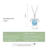 Elegant necklace with blue turtle - 925 sterling silverNecklaces