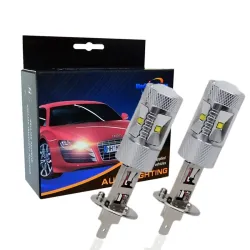 H1cBombilla LED H1 - Alta potencia - 60W - Chip CREE - 6000K - 2 piezas