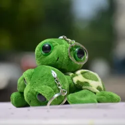 llaveroKeychain with a plush sea turtle - 2 pieces