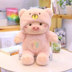 Piggy shaped toy - soft plush pillowCuddly toys