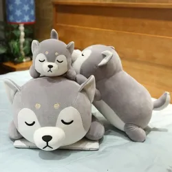 Animales de pelucheLying Husky dog - plush toy - pillow