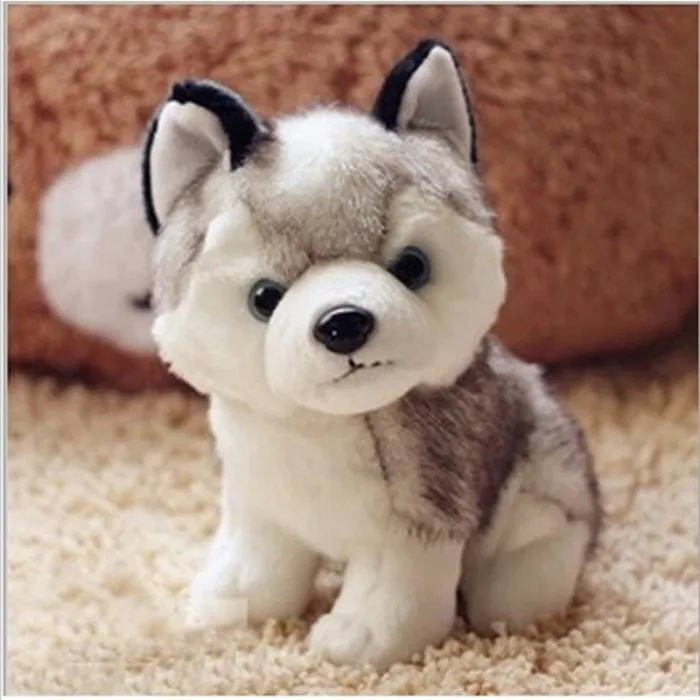 Animales de peluchePerro husky - peluche - 18cm