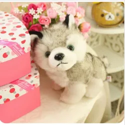 Animales de peluchePerro husky - peluche - 18cm