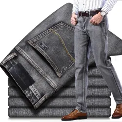 PantalonesPantalones vaqueros clásicos de hombre - Pantalones elásticos - Ajuste regular