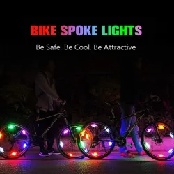 LucesBicycle wheel spoke light - LED - safety / warning light - waterproof