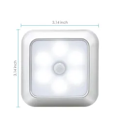 ApliquesLED lamp - with PIR motion sensor - for wall / furniture / stairs - 2 pieces