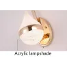 Modern LED wall light - sconce - gold ironWall lights