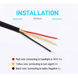 Luces de circulación diurna (DRL)Car DRL lights - flexible LED strip - waterproof - 12V