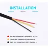 Luces de circulación diurna (DRL)Car DRL lights - flexible LED strip - waterproof - 12V