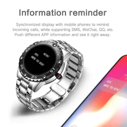 RelojesReloj inteligente - reloj electrónico de acero - LED - digital - resistente al agua - frecuencia cardíaca / presión ar...