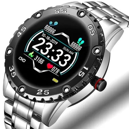 RelojesReloj inteligente - reloj electrónico de acero - LED - digital - resistente al agua - frecuencia cardíaca / presión ar...