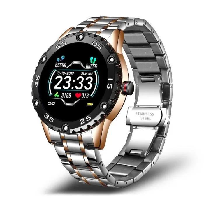RelojesReloj inteligente - reloj electrónico de acero - LED - digital - resistente al agua - frecuencia cardíaca / presión ar...