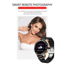 RelojesReloj inteligente - reloj electrónico de acero - LED - digital - resistente al agua - frecuencia cardíaca / presión ar...