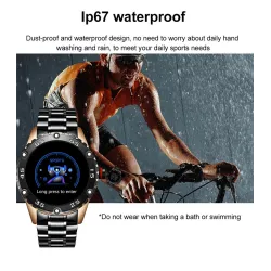 Smart Watch - electronic steel watch - LED - digital - waterproof - heart rate / blood pressureWatches