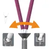 Llave inglesaJuego de llaves Allen - llave inglesa - destornillador - punta esférica - tipo L - 9 piezas