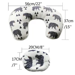 AlmohadasBreastfeeding pillow - with baby head protection cushion - U-shaped