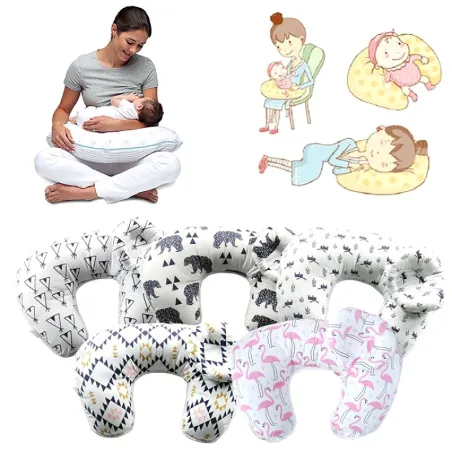 AlmohadasBreastfeeding pillow - with baby head protection cushion - U-shaped