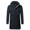 ChaquetasLuxurious warm winter jacket - long parka - with hood - duck down