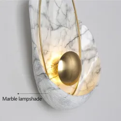 ApliquesModern resin wall lamp - LED - shell shape