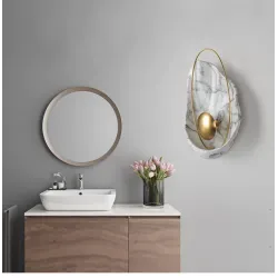 ApliquesModern resin wall lamp - LED - shell shape