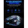 Professional optical gaming mouse - 6 buttons - wired - 3200DPI - LED - silentMouses