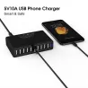 Multiple ports USB charger - fast charging - 5 / 6 / 10 ports - 60WChargers