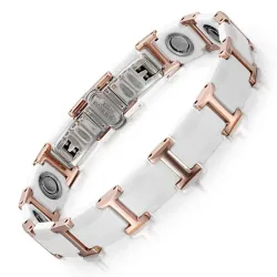 Magnetic bracelet - black ceramic tungsten steel - unisex - radiation protectionScreen Protectors
