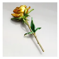 BrochesElegant brooch - enamel rose