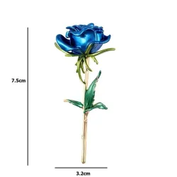BrochesElegant brooch - enamel rose
