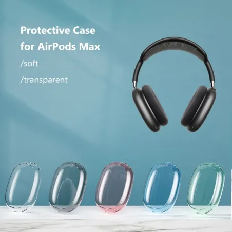 AuricularesTransparent protective cover - for AirPods Max headphones - waterproof